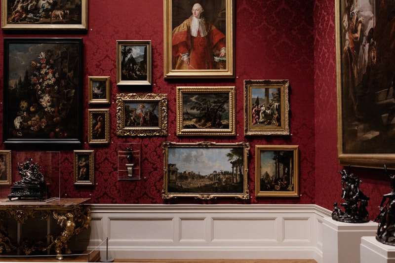 Interior of a museum gallery in East Yorkshire
